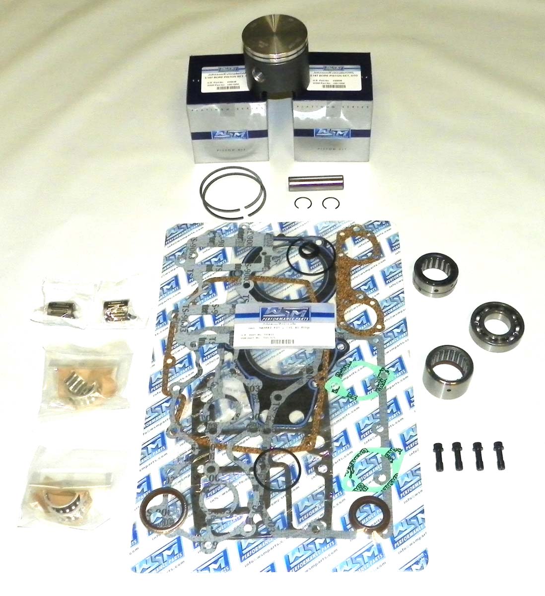 Rebuild Kit - Johnson/Evinrude (40/50 HP) - 3.187in (0.020in) - Click Image to Close