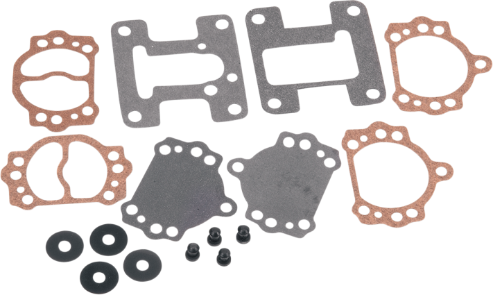 Mikuni BNO-Butterfly Carb Diaphragm and Gasket Kit - Fan Cooled - Click Image to Close