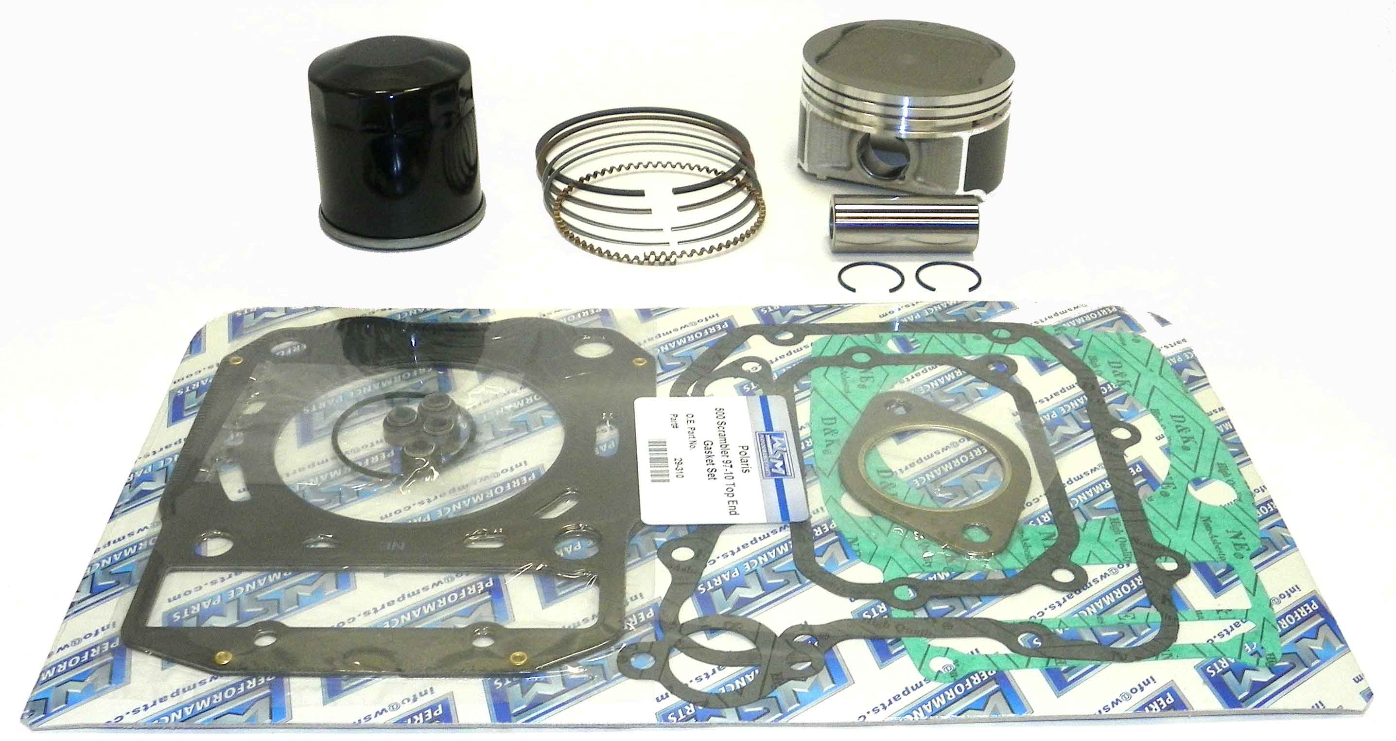 Top-End Rebuild Kit - Polaris ATV (500 Sprt/Scrm 03-14) - Click Image to Close