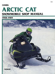 Clymer Shop Manual - Arctic Cat Snowmobile - 1988-1989