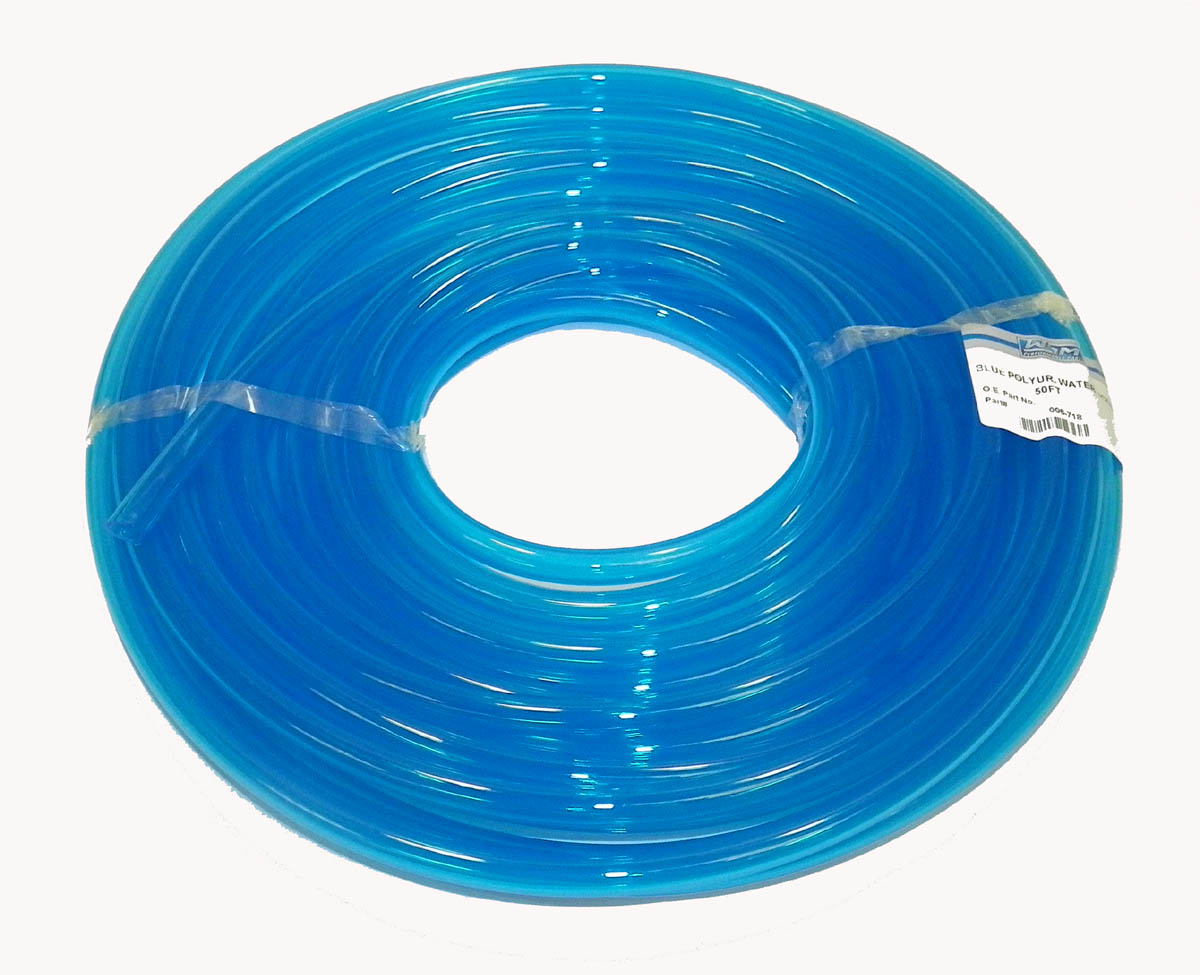 Blue Water Line 3/8 in ID - Sold Per Foot - Translucent Blue