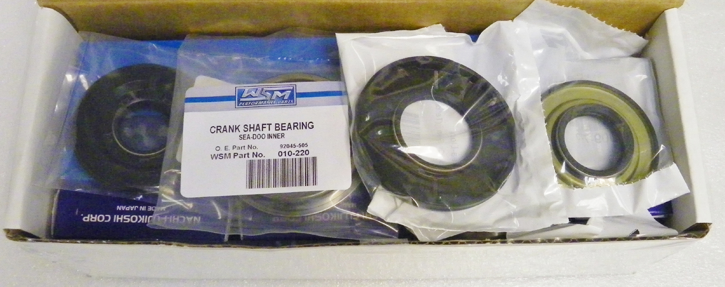 Crankshaft Rebuild Kit - Sea-Doo PWC (580 Oring Type Bearings)