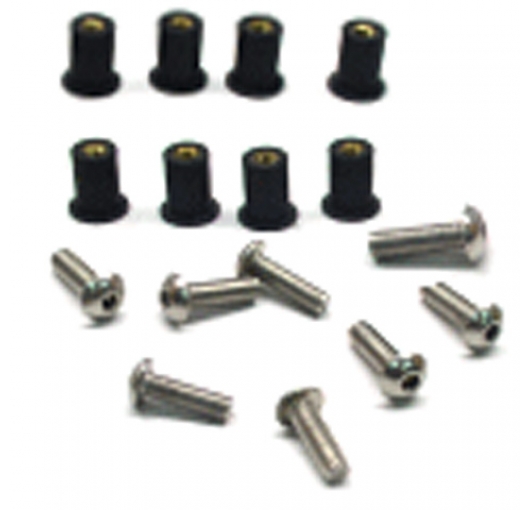 Windshield Fasteners - Yamaha (8 Pack)