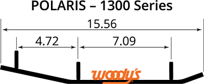 Trail Blazer IV Carbides 6 in - Polaris Snowmobile (TPI41300)